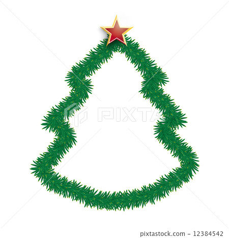 Fir Twigs Christmas Tree Star Fir Twigs Christmas Tree Star 12384542