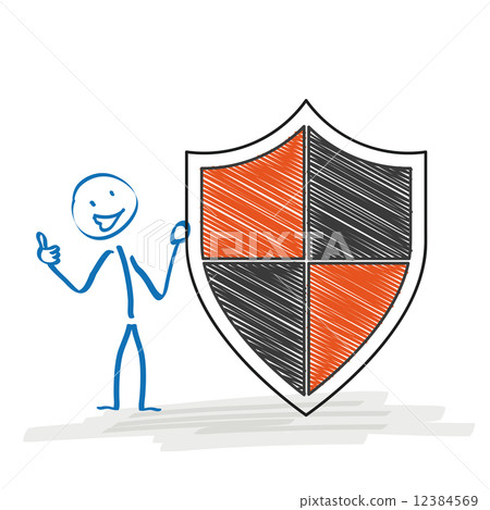 Stickman Protection Shield Ok Stickman Protection Shield Ok 12384569