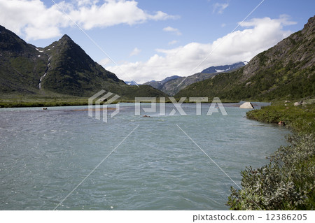 Leirungsdalen valley (Jotunheimen National Park, Vaga, Norway) 12386205