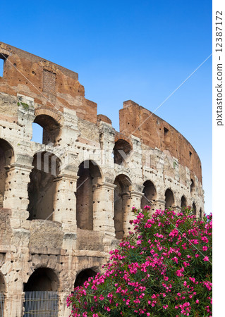 Italy. Rome. The ancient Collosseo 12387172