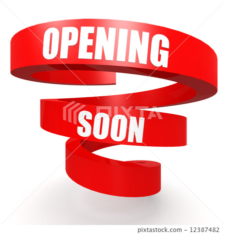 Opening soon red helix banner 12387482