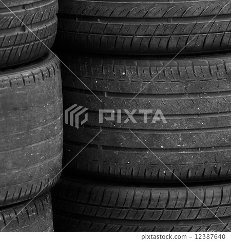 Old rubber tires Old rubber tires 12387640