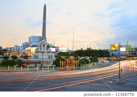 Military Victory Monument at dusk 12388778