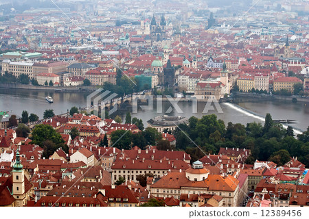 City of Prague with Charles bridge City of Prague with Charles bridge 12389456