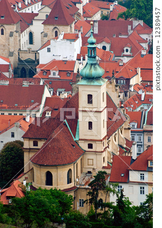 Roofs and church of Prague Roofs and church of Prague 12389457