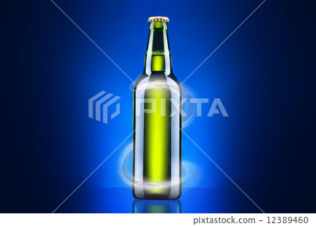 open wet beer bottle open wet beer bottle 12389460