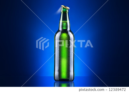 open wet beer bottle open wet beer bottle 12389472