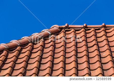 roof tile pattern 12389599