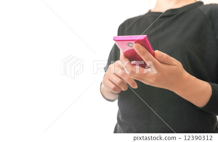 Women and smartphone Women and smartphone 12390312
