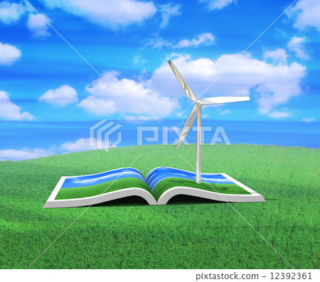 Windmill in the book Windmill in the book 12392361
