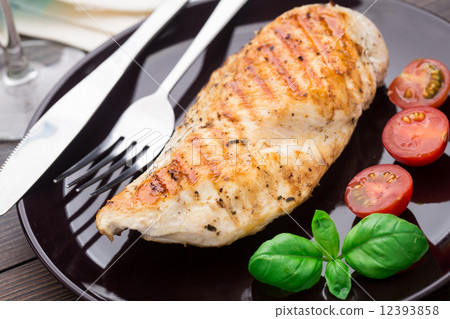 Grilled chicken breasts 12393858