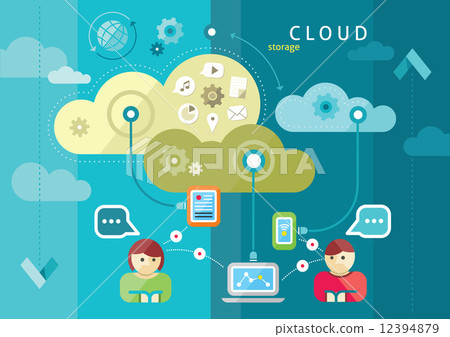 Cloud computing internet concept Cloud computing internet concept 12394879