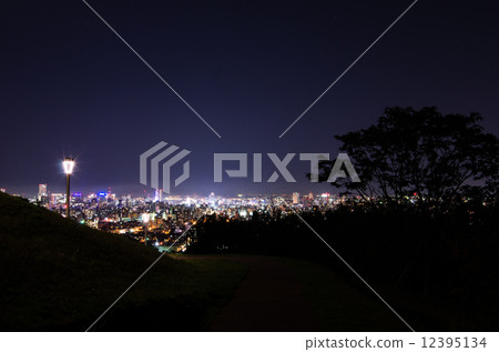 札幌的夜景 札幌的夜景 12395134