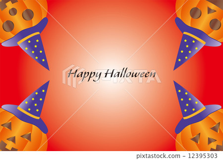 Halloween postcard Halloween postcard 12395303