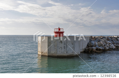 Marina di Pisa port beacon 12398516