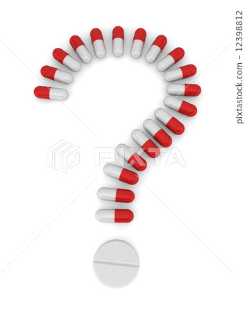 Question made of pills Question made of pills 12398812