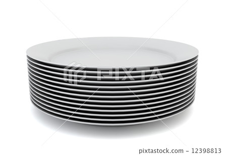 Stack of plates Stack of plates 12398813