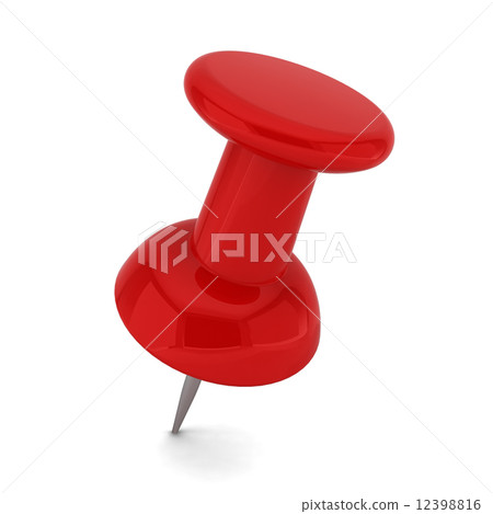 Red pushpin Red pushpin 12398816
