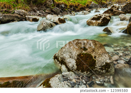 Cascade of waterfall, Garmisch-Partenkirchen 12399380