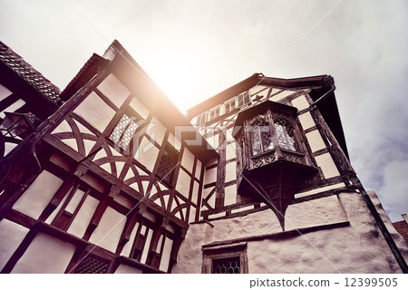 half timbered house 12399505