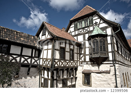 half timbered house 12399506