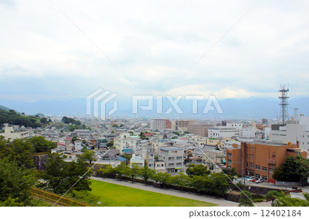 Maizuru城堡的甲府盆地 Maizuru城堡的甲府盆地 12402184