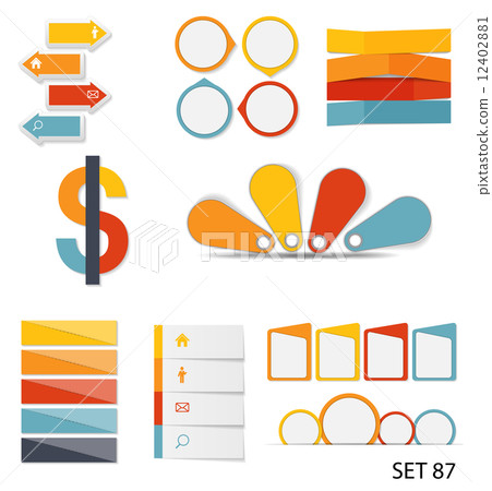 Collection of Infographic Templates for Business Vector Illustra Collection of Infographic Templates for Business Vector Illustra 12402881