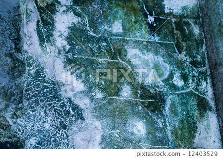 Decaying green and blue wall Decaying green and blue wall 12403529