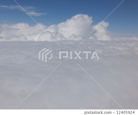 Clouds visible from inside the aircraft Clouds visible from inside the aircraft 12405924