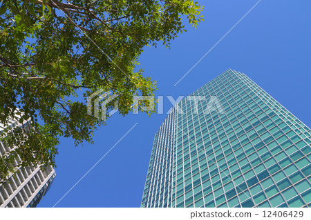 辦公樓/藍天 12406429