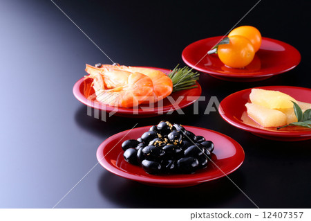 New Year dishes  12407357