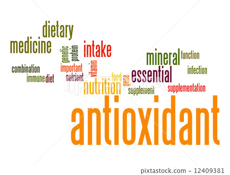 Antioxidant word cloud Antioxidant word cloud 12409381