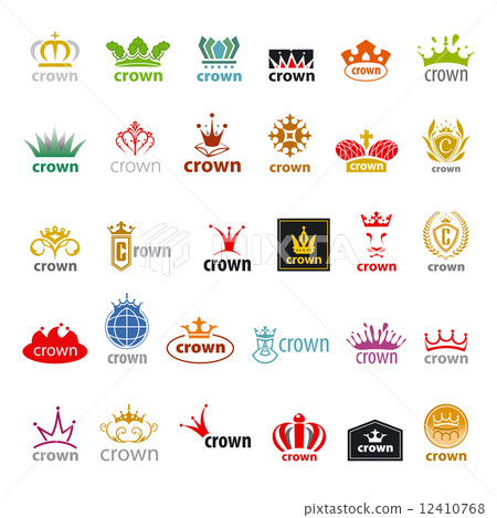 biggest collection of vector logos crown 12410768