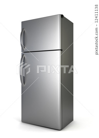 Steel fridge 12411138