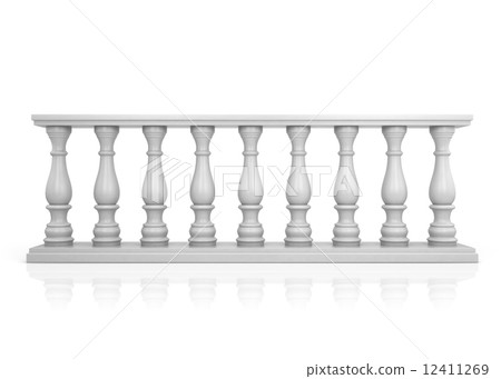 White balustrade 12411269