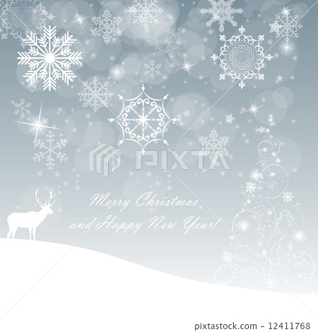 Abstract Beauty Christmas and New Year Background. Vector I 12411768