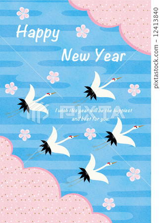 新年的卡片模板 12413840