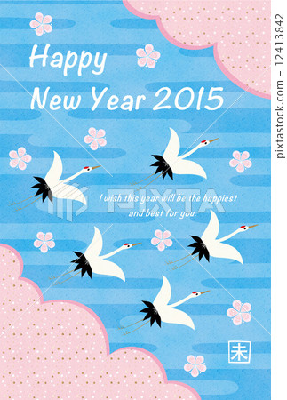 新年的卡片模板 12413842