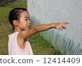 Girl pointing 12414409