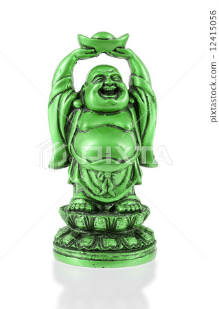 Small happy Buddha standing 12415056