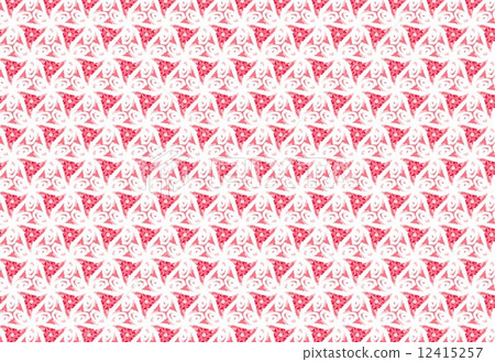 Pattern triangle red - Stock Illustration [12415257] - PIXTA