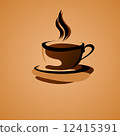 The Cuo Of Coffee Vector Illustration 12415391