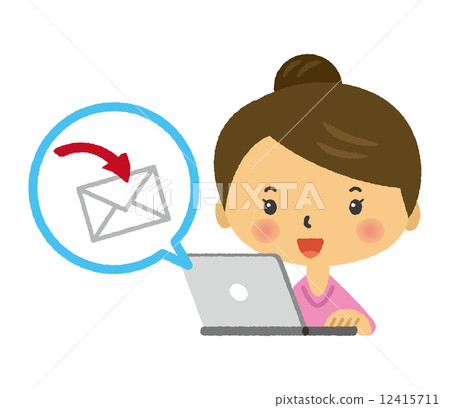 電子郵件電子郵件[兩個頭/系列] 12415711