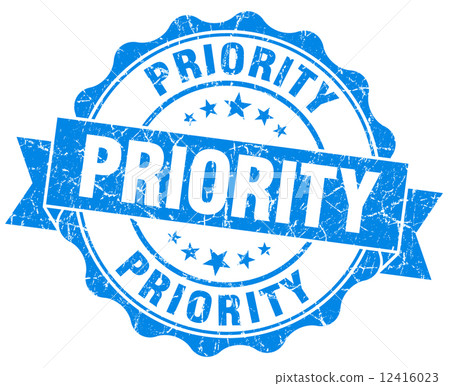 Priority Grunge Stamp 12416023