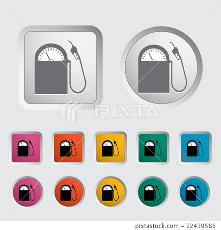 Icon gas station. 12419585
