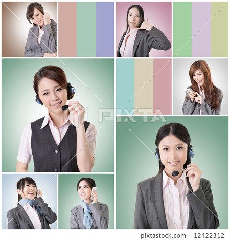 business woman talk 12422312