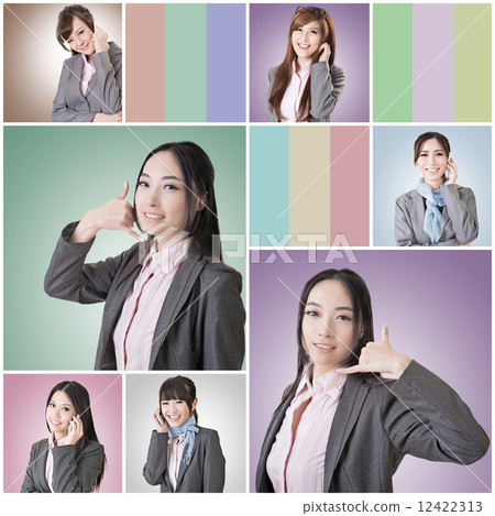 business woman talk 12422313