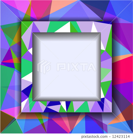 Abstract polygonal 12423114