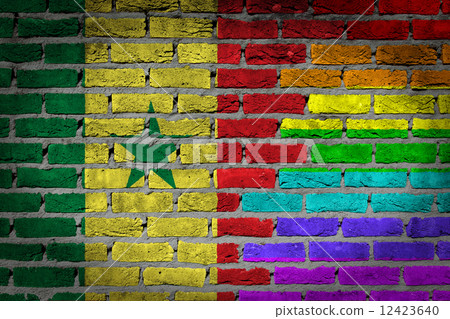 Dark brick wall - LGBT rights - Senegal 12423640