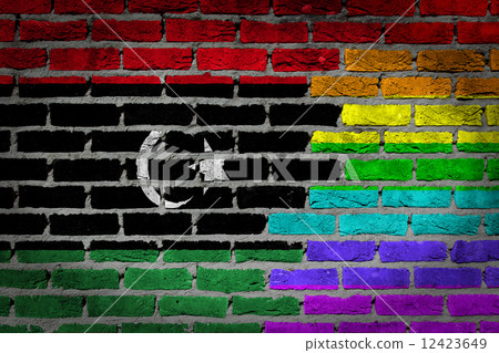 Dark brick wall - LGBT rights - Libya Dark brick wall - LGBT rights - Libya 12423649